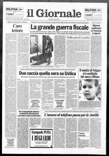 Il giornale : quotidiano del mattino